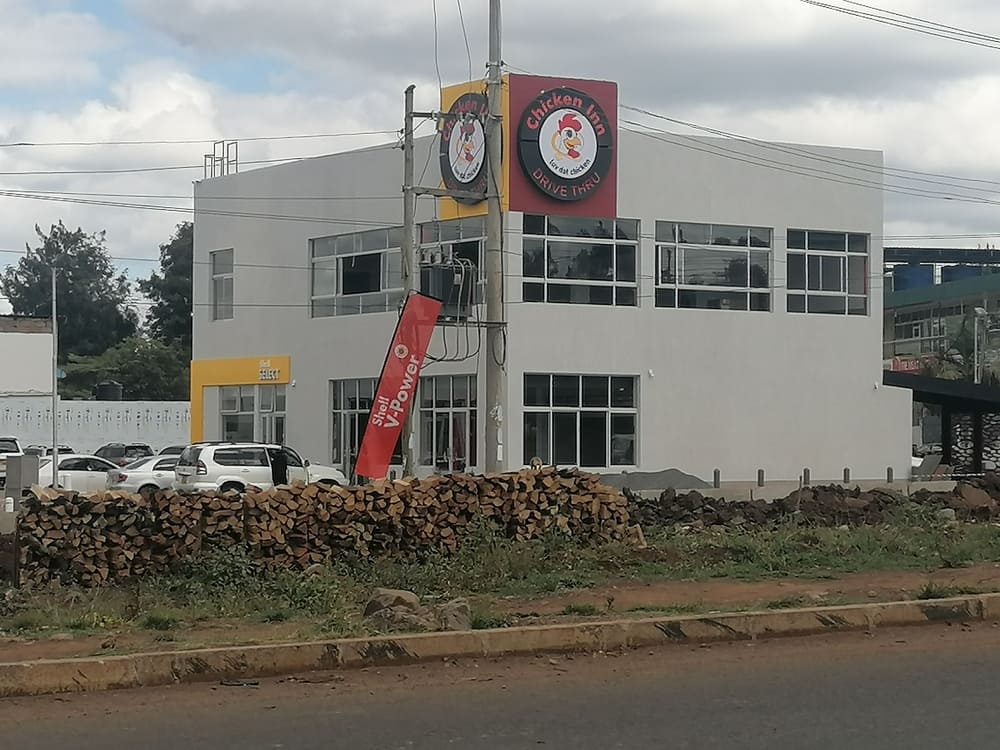 A completed restaurant fit-out on a main road